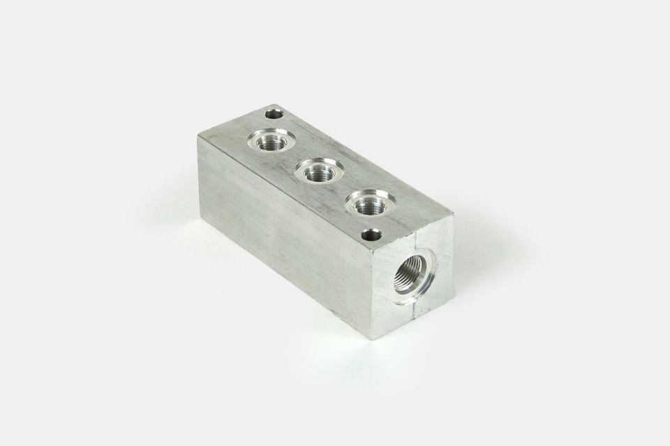 Piece of metal that have gone through the machining and turning process
