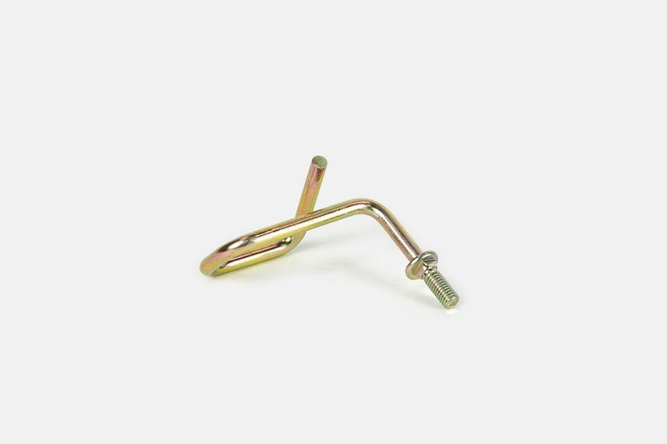 Wireformed piece of metal