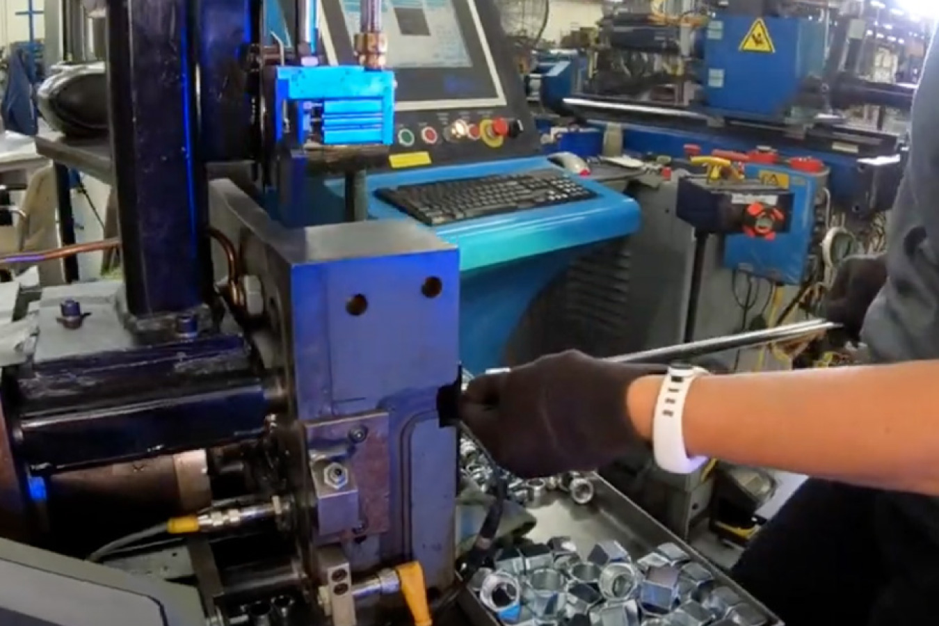 G3 Industries employee working at their station
