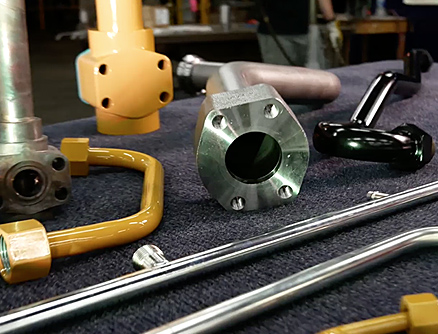 Metal that has gone through the hydraulic process